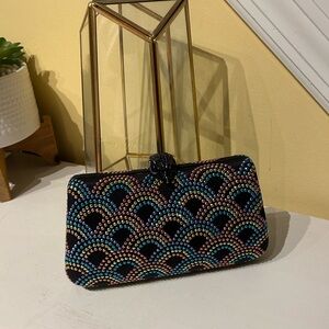 Kurt Geiger Multicolor Beaded Clutch